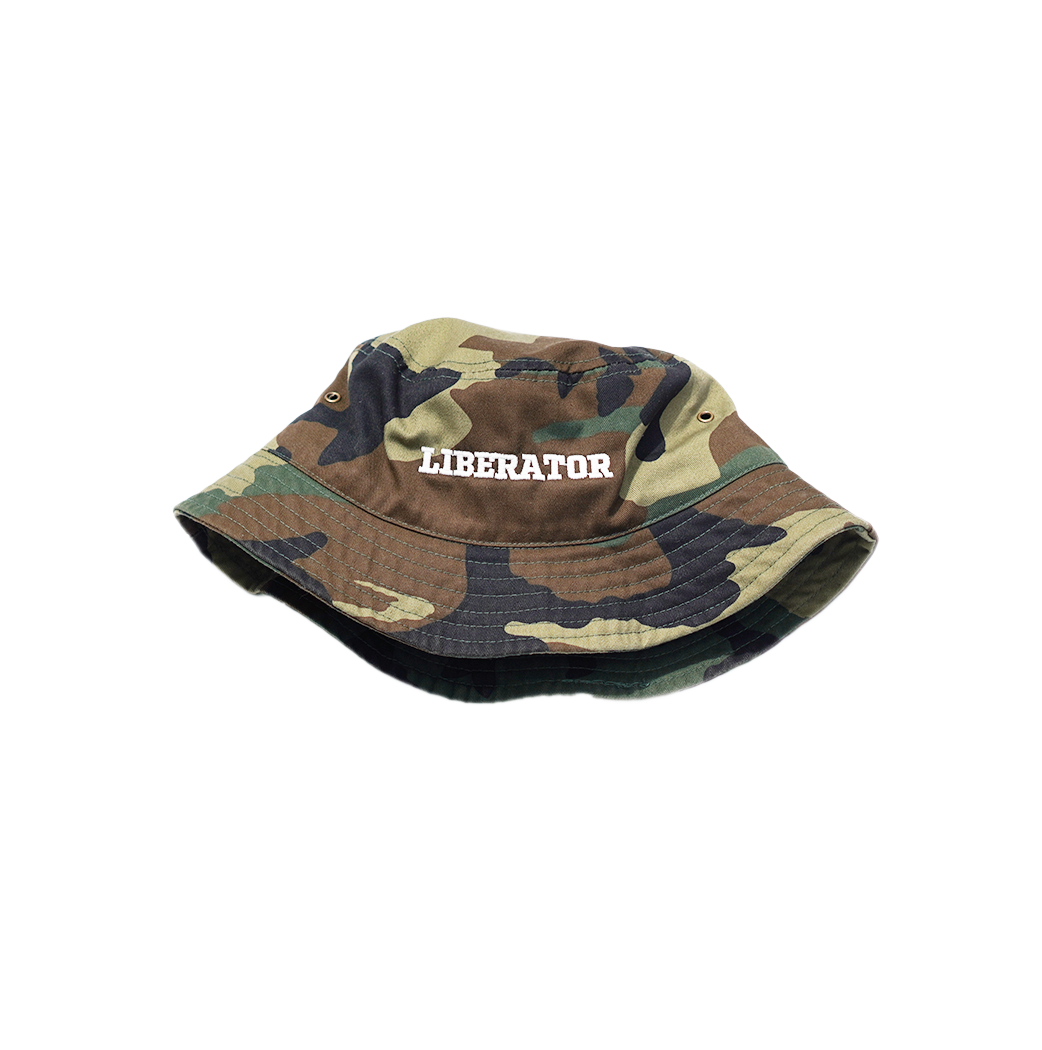 Small Logo Bucket Hat Camo